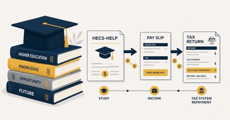 How HECS-HELP works in Australia — student loans repaid through the tax system
