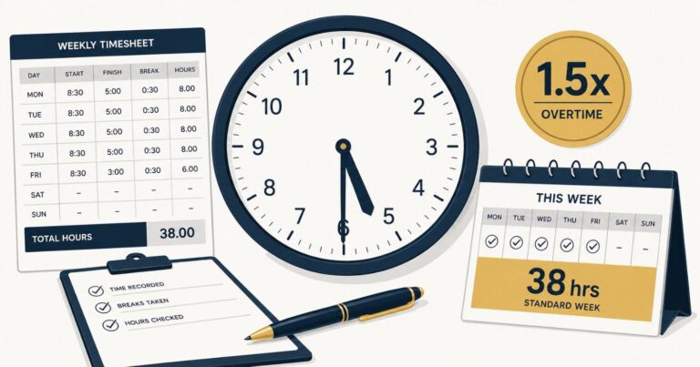 How work hours and overtime work in Australia — 38 hours, modern awards, and reasonable additional hours